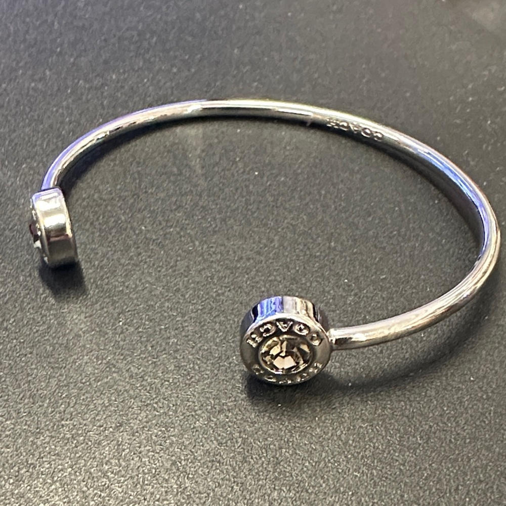 Coach Silver Open Cuff Bracelet - image 1